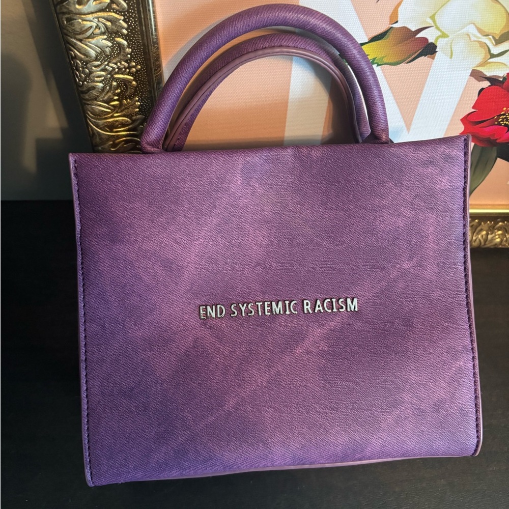 NWOT! Brandon Blackwood End Systemic Racism Purse, ESR Tote